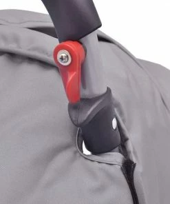 VidaXL Kinderwagen Dubbel Staal Grijs En Zwart -Zwitsal - Winkel 550x550 386