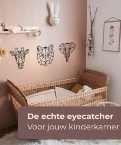 Lifestaal Wanddecoratie Kinderkamer - Industrieel - Metaal - Jungle Kamer - Incl. Ophangsysteem -Zwitsal - Winkel 550x550 407