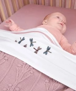 Meyco Romantic Flower Wiegdeken - Lilac - 75x100cm -Zwitsal - Winkel 550x550 425