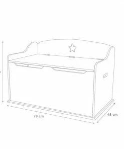 Bandits & Angels Houten Opbergkist Classic Wit -Zwitsal - Winkel 550x550 434