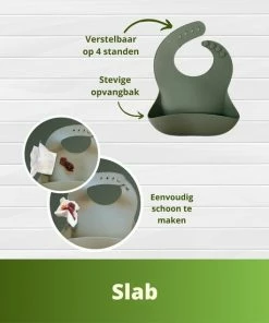 Ik Ben Zo Mooi Onbreekbaar Siliconen Kinderservies Met Zuignap Bordje Voor Baby En Kind - Servies Set Van 5 Stuks - Sage Groen -Zwitsal - Winkel 550x550 481