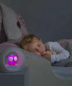 Zazu Lou Uil - Nachtlampje - Roze - Kinderlamp Met Geluidsensor En Nachtlamp Functie -Zwitsal - Winkel 550x550 488