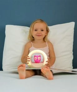 Zazu Lou Uil - Nachtlampje - Roze - Kinderlamp Met Geluidsensor En Nachtlamp Functie -Zwitsal - Winkel 550x550 492