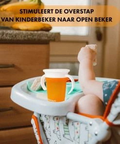 Deryan Luxe Quuby Drinkbeker 360 Trainer - Oefenbeker - Antilekbeker - 2 Stuks - Grijs / Blauw -Zwitsal - Winkel 550x550 501