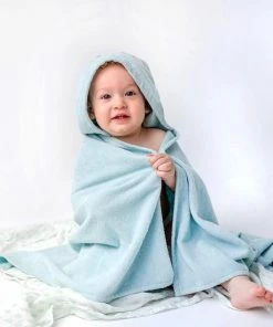 BiggDesign Milk&Moo - Baby Badcape - Babyhanddoek Met Kap - 0-2 Jaar - Blauw -Zwitsal - Winkel 550x550 544