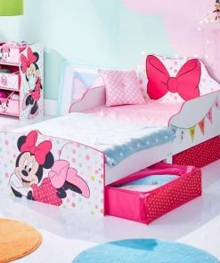 Disney Minnie Mouse Disney's Minnie Mouse Junior Bed Met Strik -Zwitsal - Winkel 550x550 574