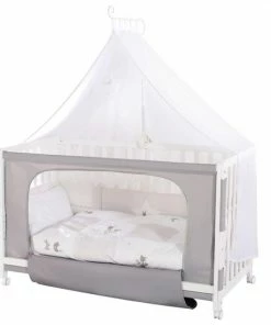 Roba Ledikant/co-sleeper Fox & Bunny 126 X 66 Cm Wit 9-delig
