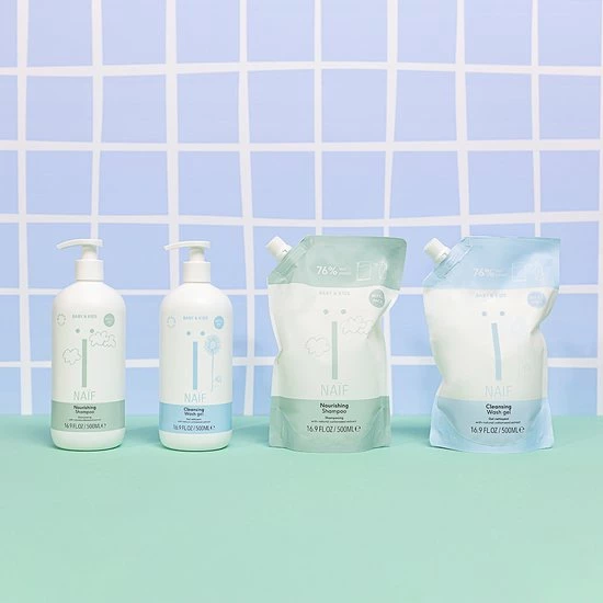 Na?f Na F Reinigende Wasgel - Navulverpakking - Baby En Kids - 500ml - Met Natuurlijke Ingredi Nten 6 Na?f Na F Reinigende Wasgel - Navulverpakking - Baby En Kids - 500ml - Met Natuurlijke Ingredi Nten - Afbeelding 6