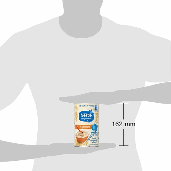 Nestl? Nestl Baby Cereals 5 Granen - Babypap - Vanaf 6 Maanden - 3 Stuks - Totaal 48 Porties 7 Nestl? Nestl Baby Cereals 5 Granen - Babypap - Vanaf 6 Maanden - 3 Stuks - Totaal 48 Porties - Afbeelding 7