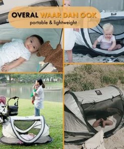 Deryan Peuter Luxe Campingbedje – Inclusief Zelfopblaasbare Matras - Silver -Zwitsal - Winkel 550x550 657
