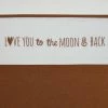 Meyco Love You To The Moon & Back Wieglaken - Camel - 75x100cm