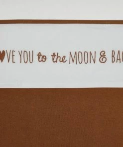 Meyco Love You To The Moon & Back Wieglaken - Camel - 75x100cm