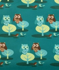 Bibetta Mouwslab Forest Green Owl -Zwitsal - Winkel 550x550 667