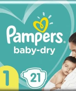 Pampers Baby Dry Newborn Maat 1 - 21 Stuks VOORDEELSET Van 2 Pakken -Zwitsal - Winkel 550x550 702