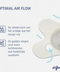 Difrax Fopspeen Newborn Dental - Lichtblauw/Cr Mewit/Lichtroze/Lichtgroen - Orthodontische Speen - 4 Stuks -Zwitsal - Winkel 550x550 73