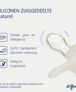 Difrax Fopspeen Natural 20+ Maanden - Wildberry/Paars - 2 Stuks -Zwitsal - Winkel 550x550 737