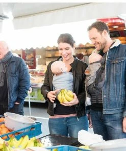 Bykay Stretchy Wrap De Luxe Grijs Melee - Medium -Zwitsal - Winkel 550x550 762