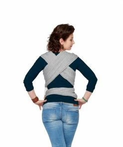 Bykay Stretchy Wrap De Luxe Grijs Melee - Medium -Zwitsal - Winkel 550x550 763