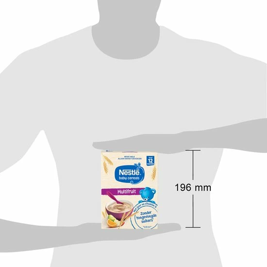 Nestlé Ontbijtpapje Multifruit - Babypap - Vanaf 12 Maanden - 9 Stuks - Totaal 45 Porties 6 Nestlé Ontbijtpapje Multifruit - Babypap - Vanaf 12 Maanden - 9 Stuks - Totaal 45 Porties - Afbeelding 6