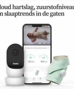 Owlet Monitor Duo Plus 2 - NIEUW - Smart Sock Plus En Cam 2 - Meest Complete Babymonitor (0 Maanden - 5 Jaar) - Mint -Zwitsal - Winkel 550x550 822