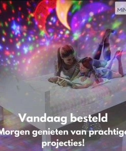 Nachtlampje Sterren Galaxy Projector Sterrenhemel Star Projector - Sterren Projector - 6 Lichtkleuren - Nachtlampje Kinderen - MINQY® -Zwitsal - Winkel 550x550 894