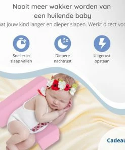 CarePillows - Zijslaap Kussen Baby - Zijligkussen Baby - Incl Wasbare Hoes - Roze - 0 Tot 1 Jaar - Rolkussen - Slaapkussen - Kraamcadeau - Baby Kussen Plat Hoofd -Zwitsal - Winkel 550x550 901