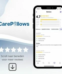 CarePillows - Zijslaap Kussen Baby - Zijligkussen Baby - Incl Wasbare Hoes - Roze - 0 Tot 1 Jaar - Rolkussen - Slaapkussen - Kraamcadeau - Baby Kussen Plat Hoofd -Zwitsal - Winkel 550x550 902