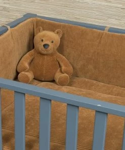 Baby's Only Boxkleed Sense - Parklegger - Speelkleed - Vintage Blue - 75x95 Cm - Zachte Rib Corduroy Stof - Extra Dik - Tweezijdig Te Gebruiken -Zwitsal - Winkel 550x550 907