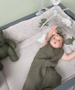 Baby's Only Boxkleed Sense - Parklegger - Speelkleed - Vintage Blue - 75x95 Cm - Zachte Rib Corduroy Stof - Extra Dik - Tweezijdig Te Gebruiken -Zwitsal - Winkel 550x550 908