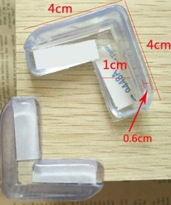 Meneer Peer Hoekbeschermers Transparant Baby Kind Tafelpunt (2 X 4 Stuks) -Zwitsal - Winkel 550x550 933