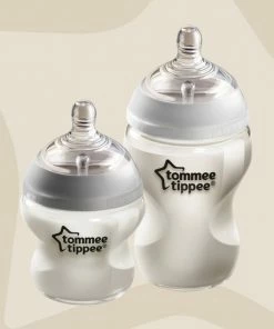 Tommee Tippee Closer To Nature - Zuigflessen - Langzame Uitstroomsnelheid En Anti-colic Ventiel - 250 Ml - Pak Van 1 - Doorzichtig -Zwitsal - Winkel 550x550 956