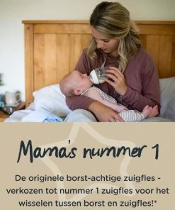 Tommee Tippee Closer To Nature - Zuigflessen - Langzame Uitstroomsnelheid En Anti-colic Ventiel - 250 Ml - Pak Van 1 - Doorzichtig -Zwitsal - Winkel 550x550 957