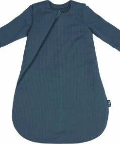 Jollein Baby Newborn Winterslaapzak 4-seizoenen 60cm Basic Stripe - Jeans Blue