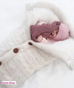 Nana Baby Slaapzak Voor Buggy/Kinderwagen 68cm - Babynestje - 0-12 Maanden - Kraamcadeau Voor Newborn - Wit -Zwitsal - Winkel 550x553 21