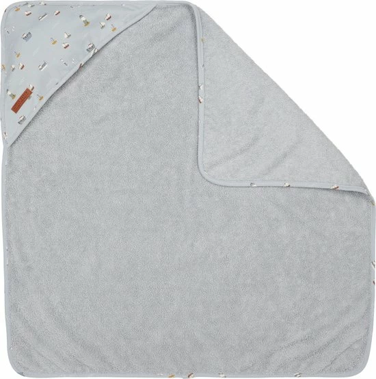 Little Dutch Badcape Sailors Bay Blue 2 Little Dutch Badcape Sailors Bay Blue - Afbeelding 2