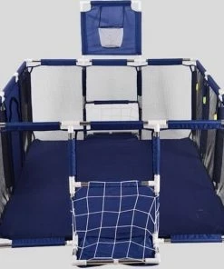 Diversicus Grondbox | XL Blauw | Kruipbox | Speelbox | Playpen | Baby | Peuter En Kind Afscherming | Gigantische Baby Box | Kinderbox -Zwitsal - Winkel 550x555 3