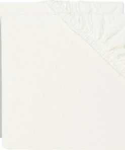 Jollein Baby Hoeslaken Ledikant Jersey 60x120cm - Ivory - 2 Stuks