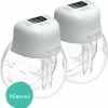 Nutrea EasyFlow 2 Stuks Elektrische Draadloze Borstkolf 28 Mm Handsfree Borstkolf Oplaadbare Accu Snelheid Aanpasbaar