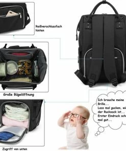 Caliyo Luiertas Unisex Zwart (M-22003-6) -Zwitsal - Winkel 550x559 18