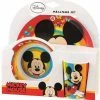 Simply For Kids Disney-Mickey-Ontbijtset;-3-delig-rood-maat-One-size