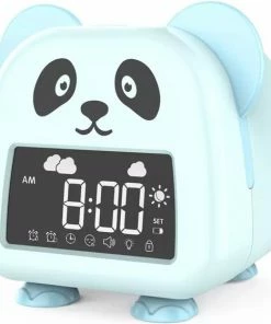 Merkloos RJS Panda Slaaptrainer - Kinderwekker - Slaaptrainer Kinderen - Nachtlampje - Oplaadbaar - Veiligheidsslot -