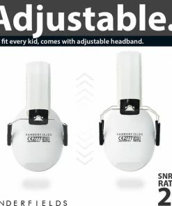 Vanderfields Gehoorbescherming Kind - Gehoorbeschermers Oorkappen Kinderen - 27dB - 3-16 Jaar - Wit - V-Zilla -Zwitsal - Winkel 550x561 5