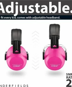 Vanderfields Gehoorbescherming Kind - Gehoorbeschermers Oorkappen Kinderen - 3-16 Jaar - 26dB Rose - V-Star -Zwitsal - Winkel 550x562 2
