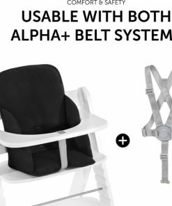 Hauck Alpha Cosy Select Stoelverkleiner Voor Kinderstoel - Wafel - Zwart -Zwitsal - Winkel 550x562 5