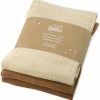 Baby Bello Hydrofiele Doeken - Sandy Almond - Ultra Soft Quality - 3pack