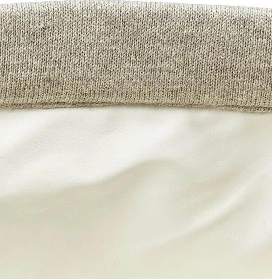 Meyco Knit Basic Commodemandje - Sand Melange - Small 4 Meyco Knit Basic Commodemandje - Sand Melange - Small - Afbeelding 4