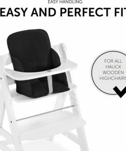 Hauck Alpha Cosy Select Stoelverkleiner Voor Kinderstoel - Wafel - Zwart -Zwitsal - Winkel 550x565 2