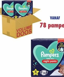 Pampers Baby Dry Night Pants 4 (2 X 39 Stuks)