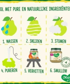 Olvarit Fruithapje 8+ Maanden - Appel Koek - 6 X 200g 14 Olvarit Fruithapje 8+ Maanden - Appel Koek - 6 X 200g -Zwitsal - Winkel 550x566 2