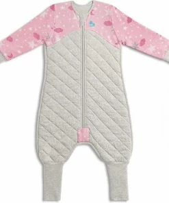 Love To Dream™ Slaappak™ - Pyjama En Dekbed In 1 - Peuter -24-36 Maanden - Winter - Grijs Roze